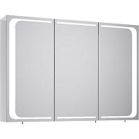 Зеркальный шкаф с подсветкой Aqwella Milan 100 см с розеткой