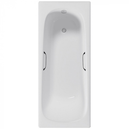 Ванна чугунная Delice Continental Plus 130х70 см с отверстиями под ручки DLR230641R (детальная фотография)