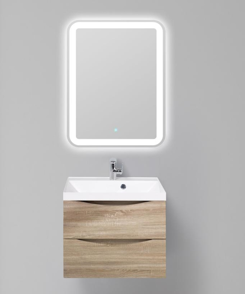 Тумба под раковину подвесная BelBagno Marino 60 см rovere bianco MARINO-600-2C-SO-WO-P (детальная фотография), нет в наличии