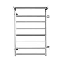 Полотенцесушитель водяной Terminus Хендрикс П8 500x800 с боковым подключением