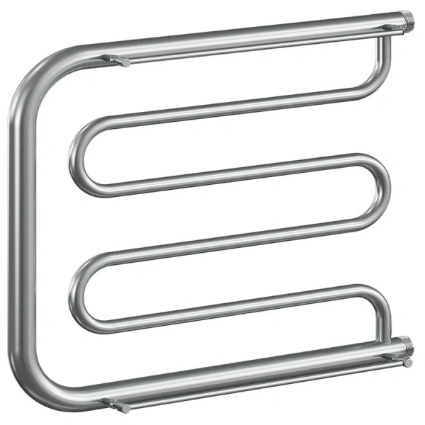 Полотенцесушитель водяной Ника Econ 60x100 см хром ПМ 60/100 (детальная фотография)