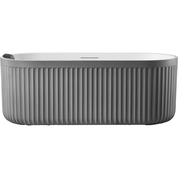 Ванна из искусственного камня ALTROBAGNO Gianni 090215 170x75 см cement grey/white ALTROBAGNOGianni090215CementGrey&White (детальная фотография)