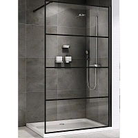 Душевая перегородка Abber Immer Offen 100 см стекло прозрачное