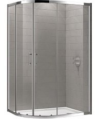 Душевой уголок Cezares Eco 100x80 см стекло прозрачное