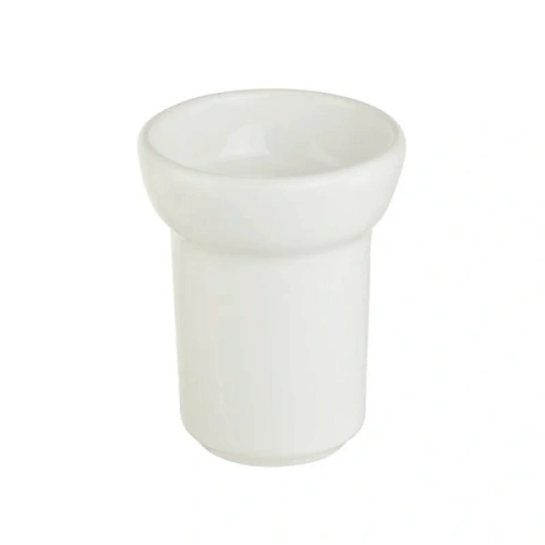 Стакан для ванной Migliore Mirella/Fortuna белая керамика - фото 2