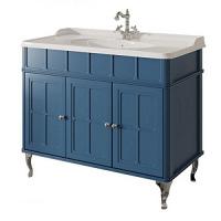 Тумба с раковиной напольная Caprigo Borgo 102 см синяя