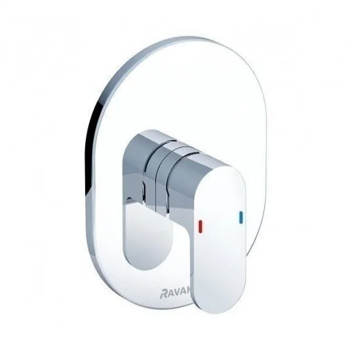 Смеситель скрытого монтажа без переключателя Ravak Chrome CR 066.00 X070057 (детальная фотография), для душа