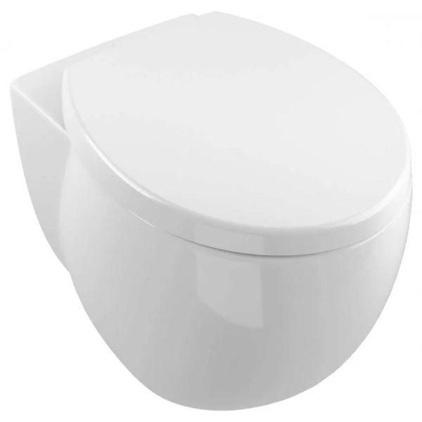 Унитаз напольный Villeroy & Boch Aveo New Generation ярко-белый с покрытием CeramicPlus 661310R2 (детальная фотография)