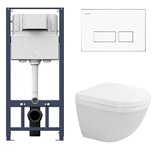 Унитаз подвесной Duravit Starck 3 белый