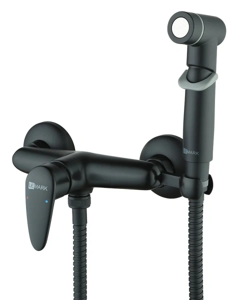 Гигиенический душ со смесителем Lemark Pramen черный LM3318BL (детальная фотография)