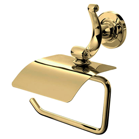 Бумагодержатель закрытый для ванной золото Bagno & Associati Opera OP 236 52 ORO (детальная фотография)