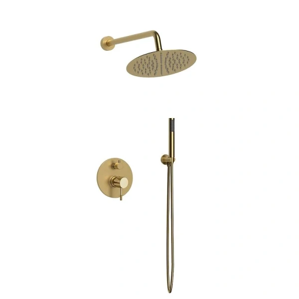 Душевой комплект Vincea Desire брашированное золото VSFW-1D1BG (детальная фотография)