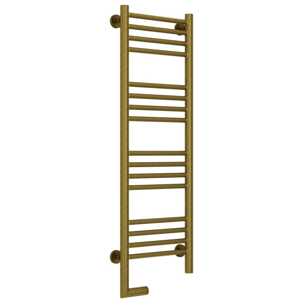 Полотенцесушитель электрический левый, цвет состаренная бронза перемычка прямая Сунержа Богема 2.0 1000х300 05-5204-1030 (детальная фотография)