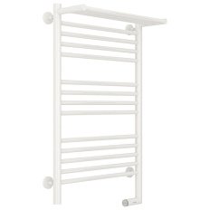 Полотенцесушитель электрический правый, с полкой цвет белый Сунержа Богема 2.0 800х500