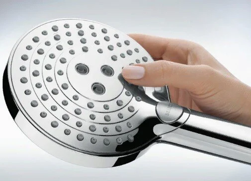 Душевая стойка Hansgrohe Raindance Select S хром 27633000 (детальная фотография), с термостатом