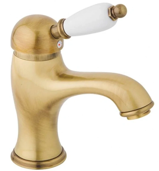 Смеситель для раковины золото Emmevi Laguna 40063OR (детальная фотография)