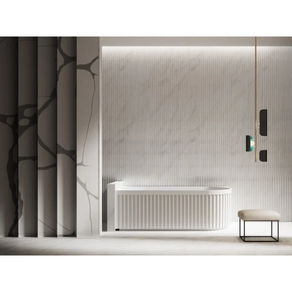 Ванна акриловая Abber AB9412-1.5 150x75 см угловая (детальная фотография), современныe, hi-tech