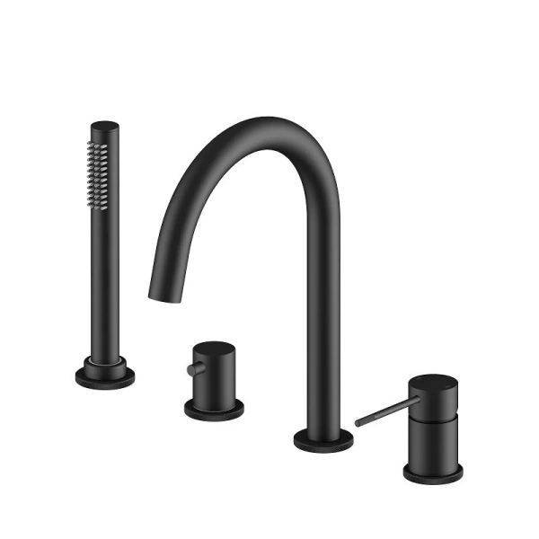 Смеситель для ванны Timo Saona черный матовый 2320/03Y (детальная фотография)