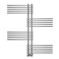 Полотенцесушитель водяной Terminus Европа П20 7х100 см нижнее подключение