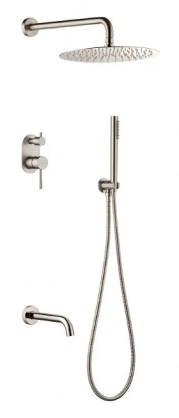 Душевой комплект Boheme Uno никель брашированный 464-2-NB (детальная фотография)
