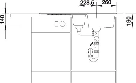 Мойка для кухни, цвет шампань, Blanco Zia 6 S 514744 (детальная фотография) index_2