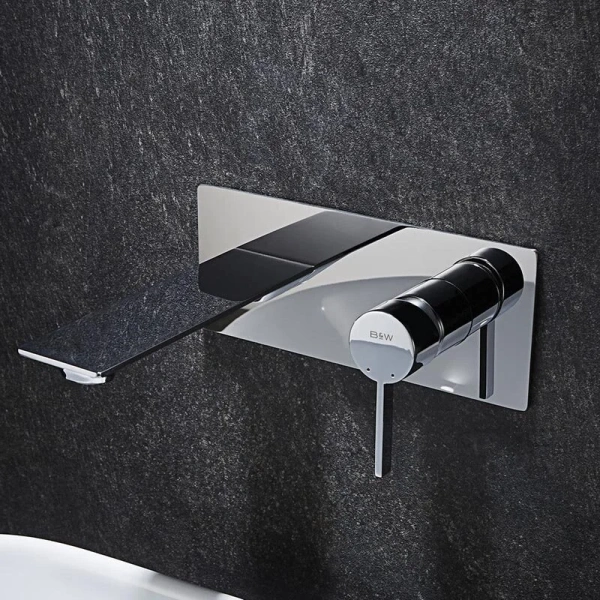 Смеситель для раковины Black&White Universe хром 7120U (детальная фотография)