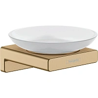 Мыльница Hansgrohe AddStoris шлифованная бронза