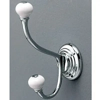 Крючок для ванной двойной, цвет хром, Devon&Devon Chelsea