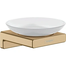 Мыльница Hansgrohe AddStoris шлифованная бронза