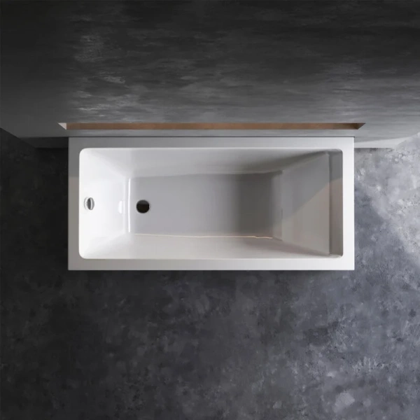 Ванна акриловая Am.Pm Gem 150x70 белая W93A-150-070W-A (детальная фотография), прямоугольные