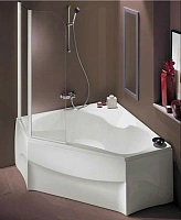 Ванна акриловая Jacob Delafon Bain Douche левая, 135 x 135, с регулируемыми ножками, E6220RU-00