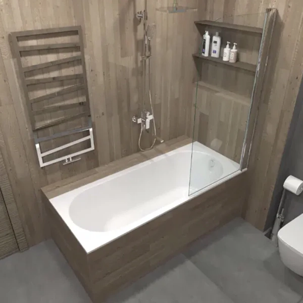 Ванна из искусственного камня Triton Омега Щ0000067077 170 x 70 см, белая (детальная фотография), прямоугольные