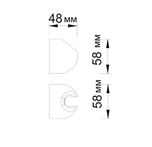 Держатель лейки WasserKRAFT ABS-пластик (детальная фотография), по запросу