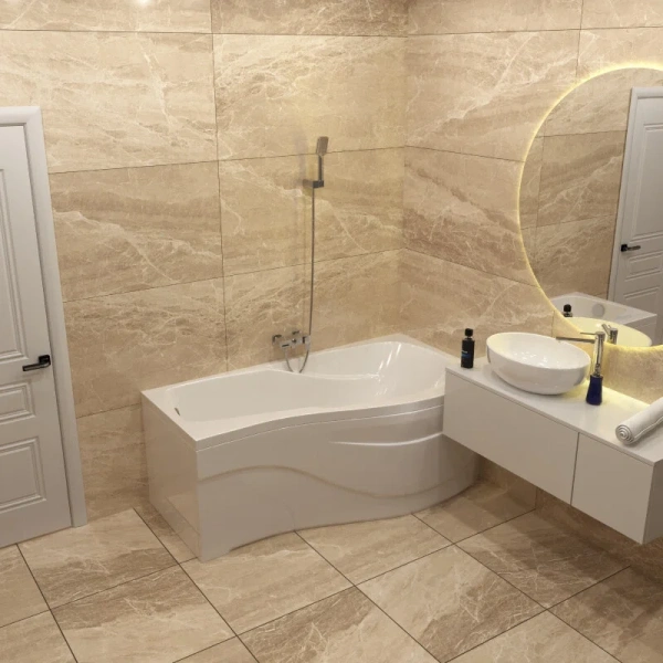 Ванна акриловая Timo Vino 170x90 см правосторонняя VINO1792R (детальная фотография), современныe, hi-tech