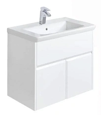 Тумба под раковину подвесная Roca UP 70 см белый глянец