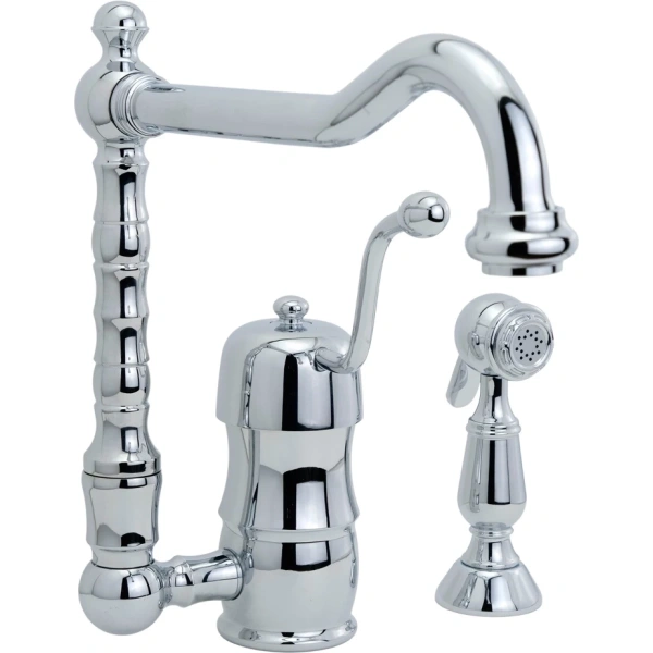 Смеситель для кухни Migliore Queen Nostalgia 18 с выдвижной лейкой (детальная фотография)