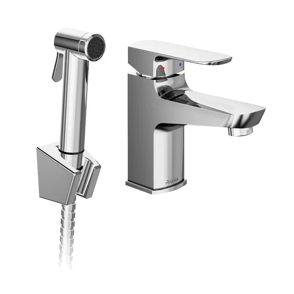 Смеситель с гигиеническим душем Ravak BM с настенным держателем X070165 (детальная фотография)