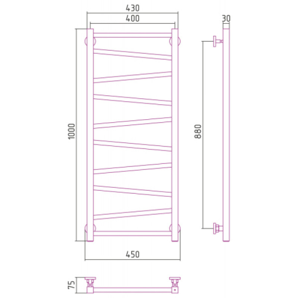 Схема (детальная фотография), хром