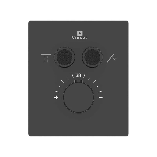 Смеситель для душа Vincea черный VSCV-321T-MMB (детальная фотография)