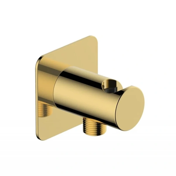 Подключение шланга WasserKRAFT Naab глянцевое золото A280 (детальная фотография)