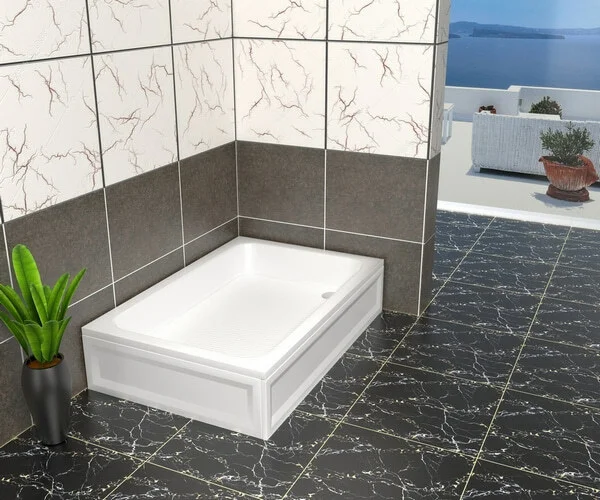 Душевой поддон RGW Acryl B/CL-S-A 100х90 см акриловый 16180290-51-A (детальная фотография), недорогие