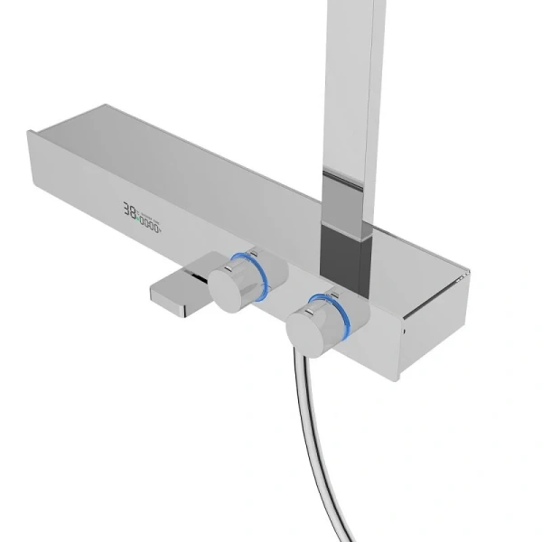Душевая стойка Vincea Inspire VSFS-3I13T термостатическая (детальная фотография), с изливом