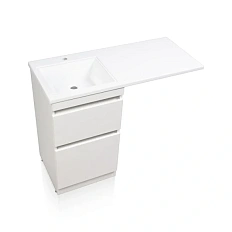 Тумба с раковиной напольная Style Line Даллас СС-00000514 100 см с ящиками