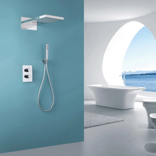 Душевой комплект Abber Wasser Kreis хром AF8052 (детальная фотография), хром