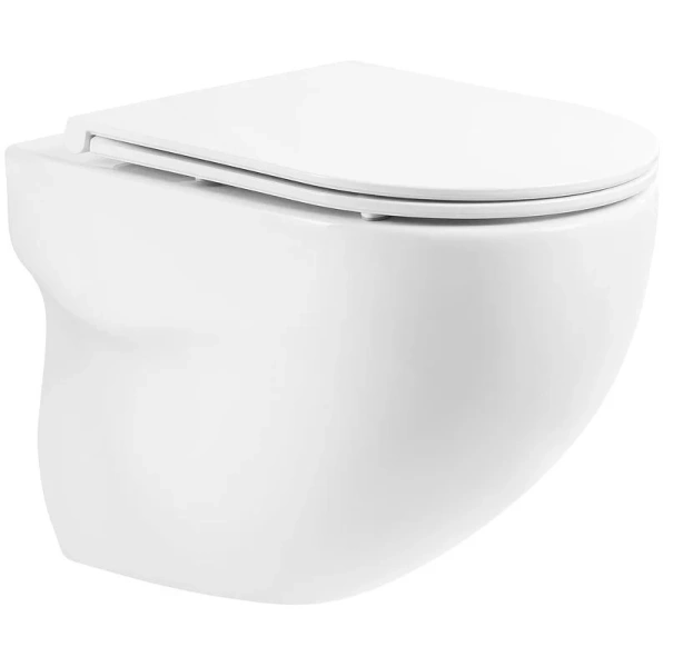 Унитаз с инсталляцией Belbagno Onda кнопка белая BB066CHR/BB870SC/BB002-80/BB014-SR-BIANCO (детальная фотография), с инсталляцией