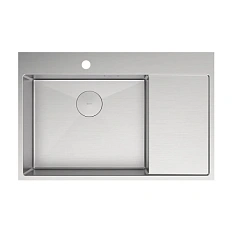 Мойка для кухни Lemark Kezadra 78 см сталь, левая