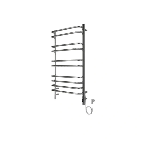 Полотенцесушитель электрический Акватек Пандора 50х90 см хром AQ EL RPC1090CH (детальная фотография), хром