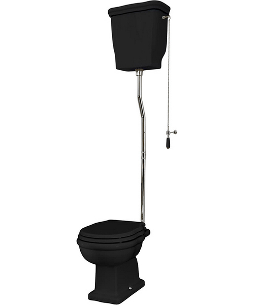 Унитаз напольный с высоким бачком ArtCeram Hermitage HEV00 круглый (детальная фотография)