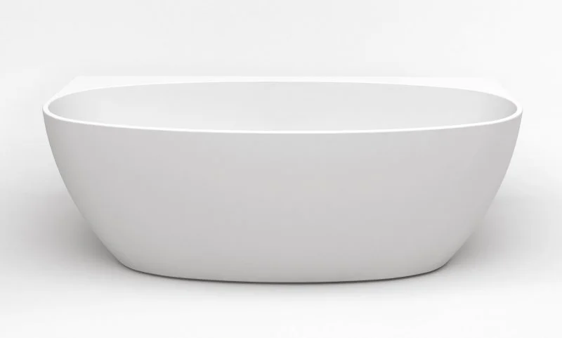 Ванна акриловая BelBagno 150х78 см полукруглая BB83-1500-W0 (детальная фотография), полукруглые