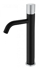 Смеситель для раковины Boheme Stick black touch chrome
